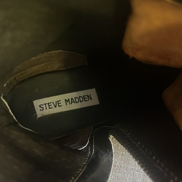 Steve Madden lace up boots - combat boots with a size zipper - Picture 8 of 11